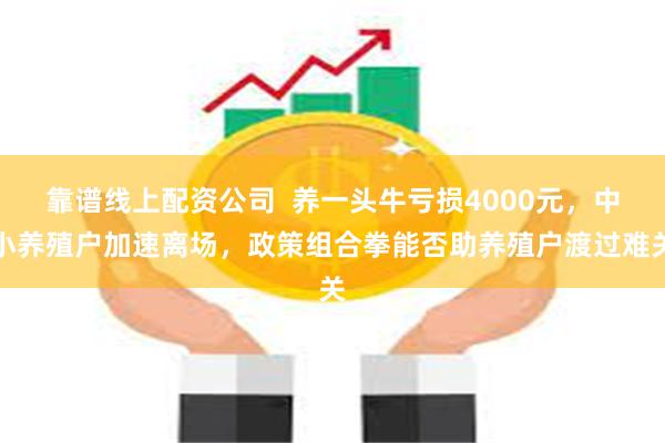 靠谱线上配资公司  养一头牛亏损4000元，中小养殖户加速离场，政策组合拳能否助养殖户渡过难关